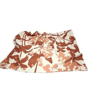 Kaishen Burnt Orange Abstract Zipper Pillow Case Cover | Standard